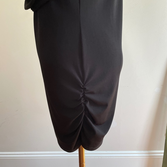 Planet by Lauren G  Mini Dress 1 Tunic Top Stretch Ruched Minimalist Effortless - Picture 3 of 14